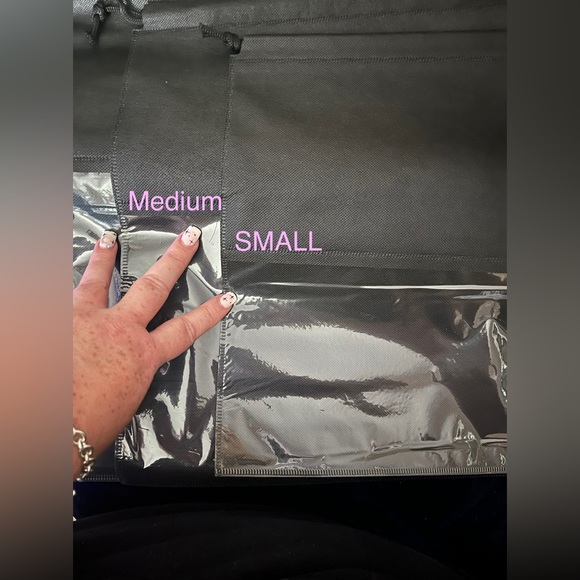 Dustbag (MED) clear front to see your beautiful bag etc.  Dustbag Only🍀 - Picture 4 of 6